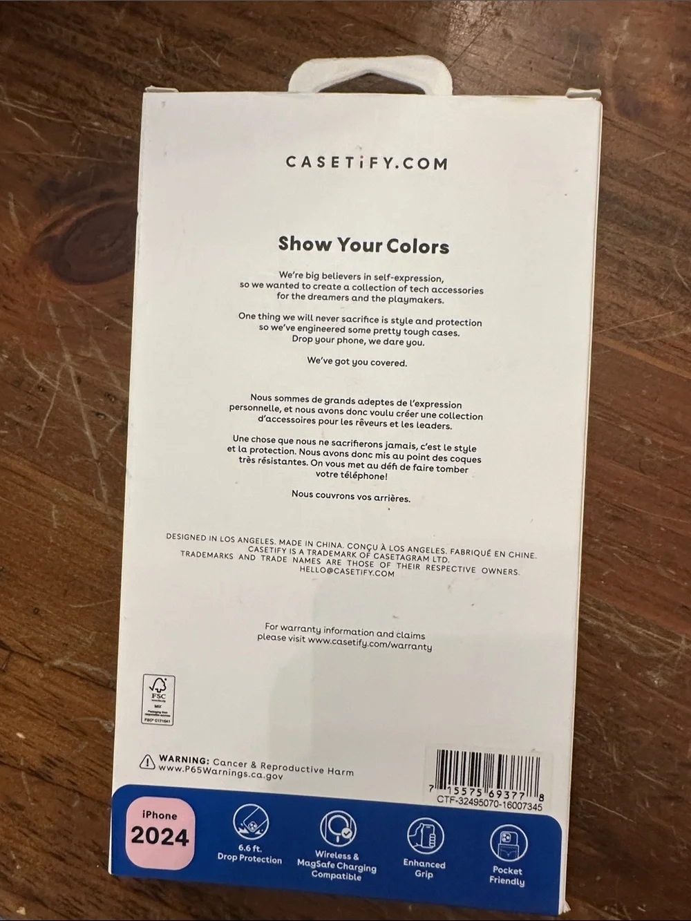 Casetify Force Case - Metallic Purple with Purple MagSafe Ring